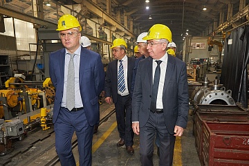 Визит делегации ПАО «Газпром» на ПТПА